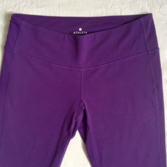 Athleta Yoga/Workout Pants Purple Size M - Picture 2 of 8